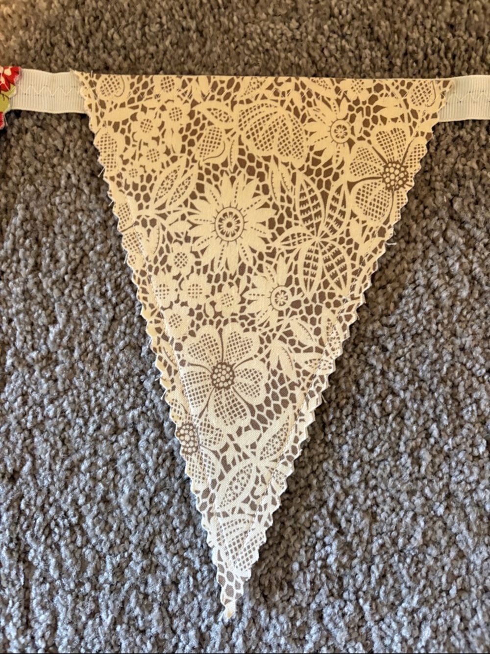 Handmade Cotton Triangle Bunting Garland - Multicolor - Picture 9 of 14